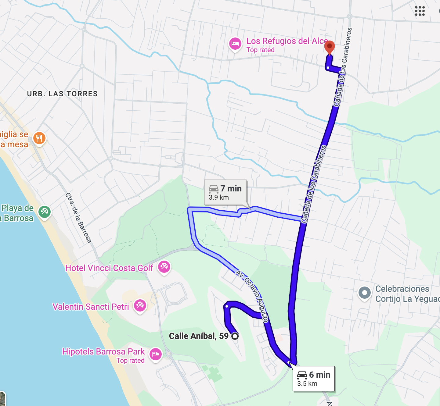 Ruta Airbnb → Casa
